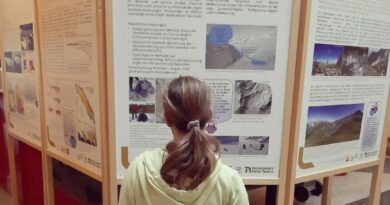 Wanderausstellung “Gletscher und Klimageschichte”
