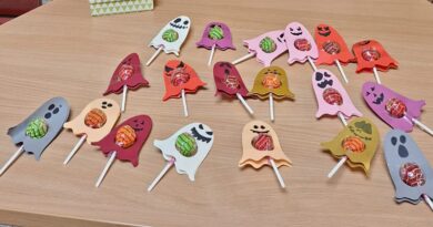 Gespenster-Lollis zu Halloween